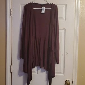 Burgundy cardigan